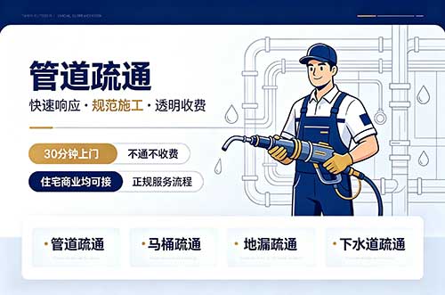 钦州管道疏通