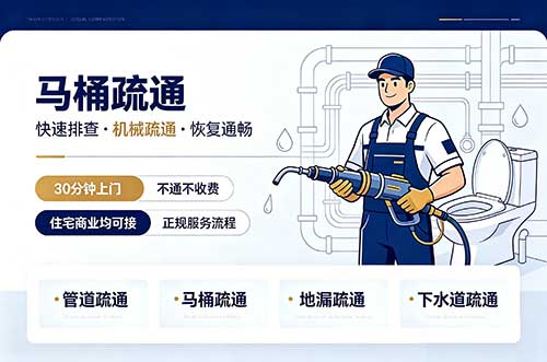 钦州马桶疏通