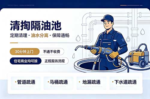 钦州清掏隔油池